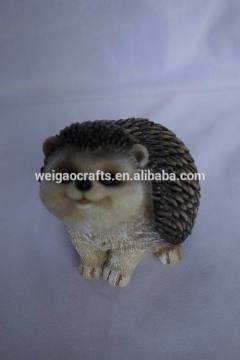 2015 new resin garden decoration hedgehog