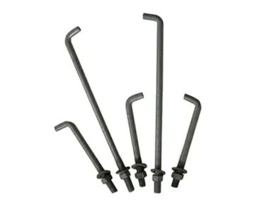 DIN Standard High Tensile L Type Right-Angle Anchor Bolts with Nuts