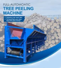 Wood Debarker 30T/H Debarking Rate For Wood Chip Production Plant