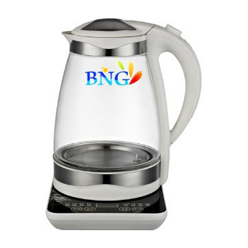 Intelligent touch screen controlled glass electric kettle