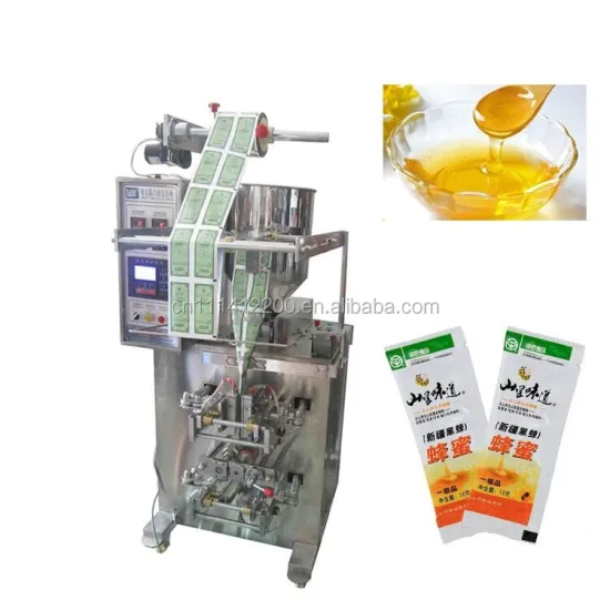 Automatic Multi-Package Machine for Tomatoes Paste, Small Bags, Oil, Honey, and Sauce