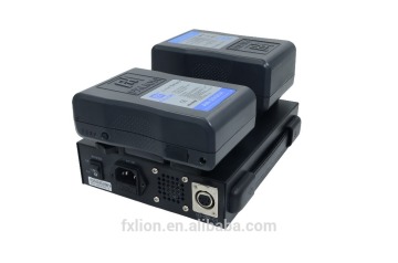 Factory supply Specified 2-channel portable battery charger for broadcast Li-ion camera battery