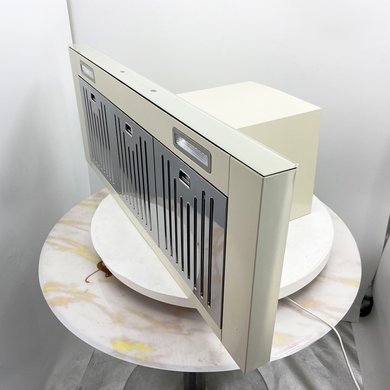 CE Certificate 900mm SS T Shape Kitchen Cooker Hood Big Suction Range Hood Wall Mounted Aluminium Filter Range Hood