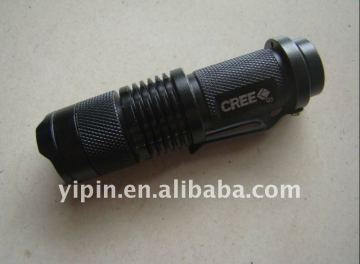 Adjustable lens led flashlight,mini led torch