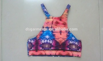 new collection printed swimwear bra .