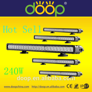 High power 240W singal row 4wd off road led light bar lamp