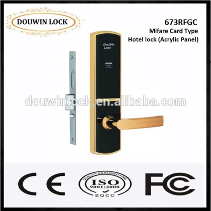 Electronic smart card lock touch screen password lock home security lock