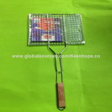 BBQ Grill with 58cm Length, Measures 34.5 x 22cm