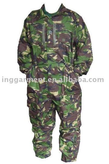 Poly Cotton Camouflage Boiler Suit