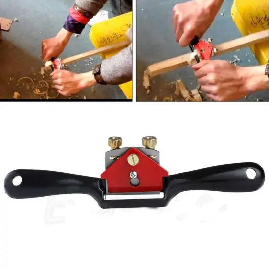 9 Inch Woodworking Hand Planer Blades Tool Deburring Router With Screw Adjustable Wood Planer Cutting Machine Edge Spoke Shave