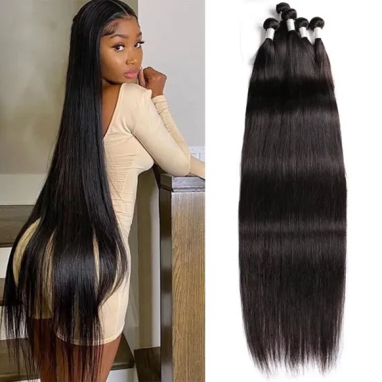10a grade cuticle aligned raw virgin straight human hair weaves, unprocessed straight hair bundles wholesale vendors