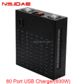Estación de carga USB de 80 puertos 600W