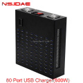 80 Ports Wall USB Ladestation 600W