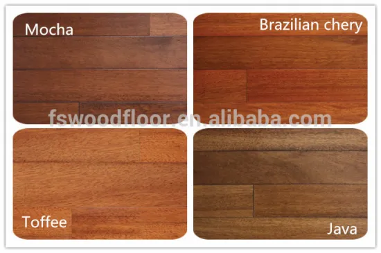 different stain of tuan solid wood flooring