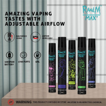 Vape dùng một lần rand m 1700 màu nước chanh hồng