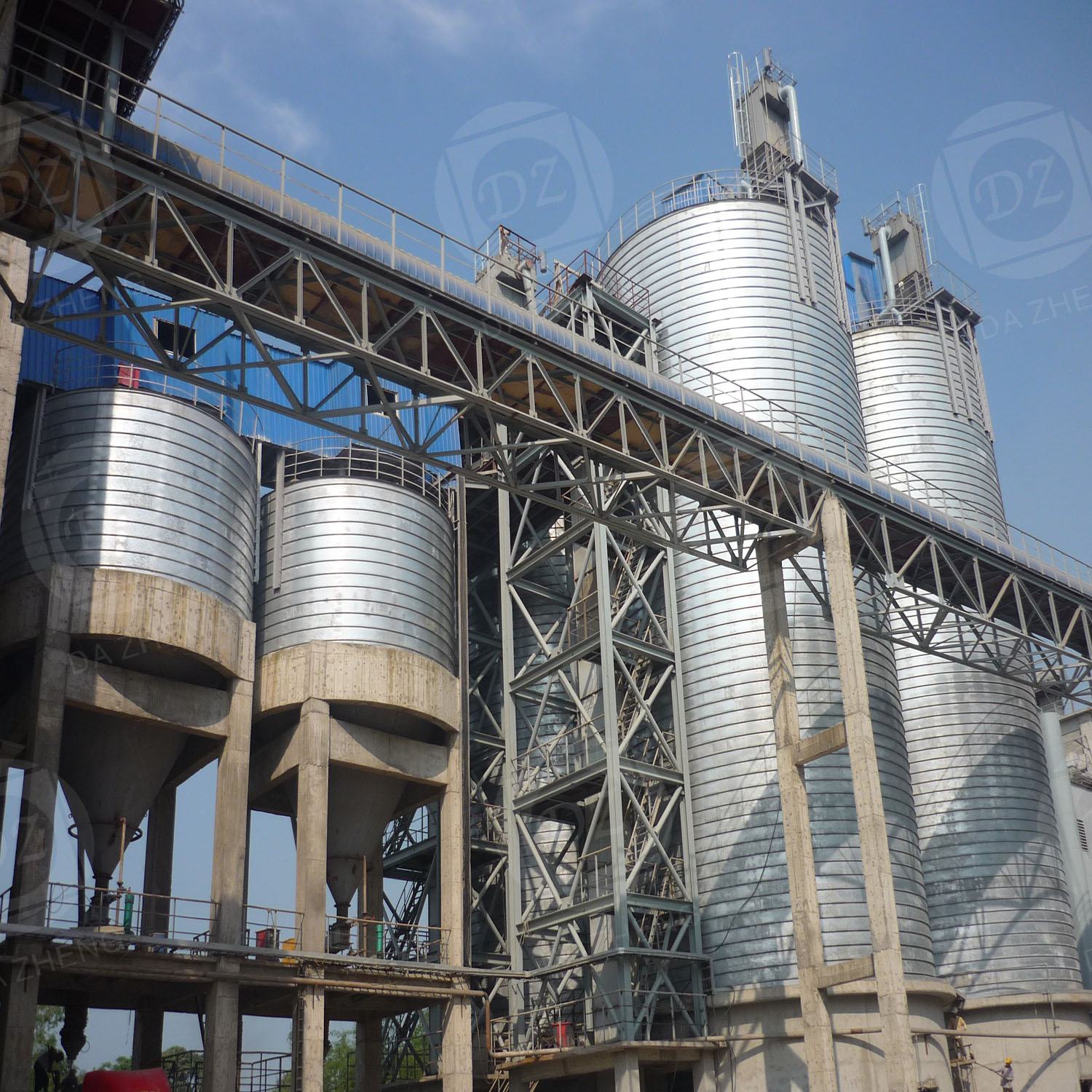 Storage silo for thermal power generation