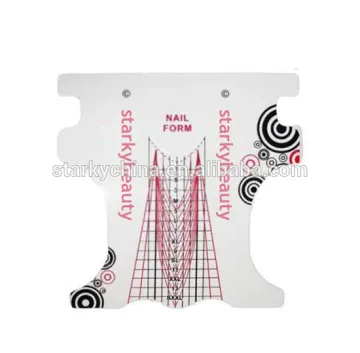 Nail Art Tips Extension Forms Guide French DIY Tool Acrylic UV Gel