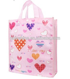 heart shape gift shopping bag