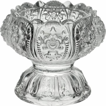 Luxury glass candle holder