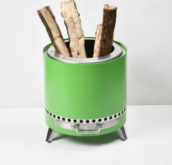 Portable Stainless Steel Smokeless Fire Pit & Grill