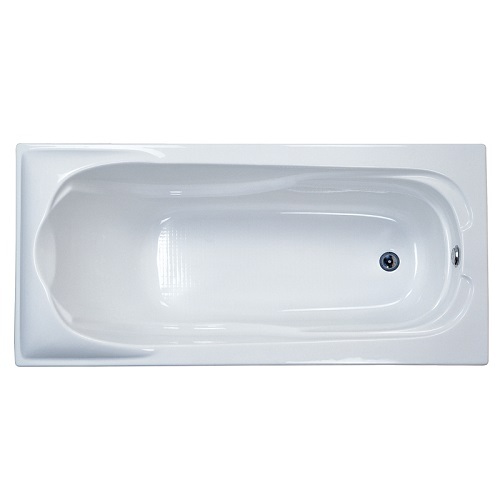 Goccia rettangolare per adulti in acrilico nella vasca da bagno