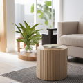 Minimalistische Betonfruchtschale für moderne Häuser