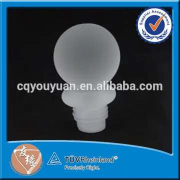 Wholesale glass 28mm x 50mm novelty wine bottle stopper