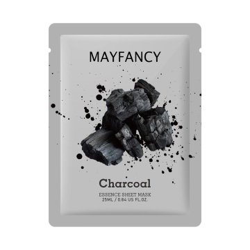 Private Label Charcoal Face Sheet Mask for Cleansing