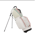 Sac de stand de golf pu en cuir de golf sac