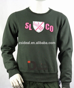 Promotional men's crewneck sweatshirt without hood