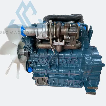 Genuine Kubota V2607-V2607-T Complete Engine Assembly