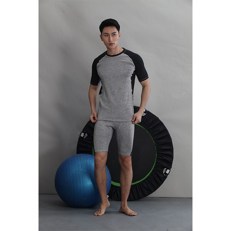 Vêtements de gymnase de fitness chemise à sec pour hommes