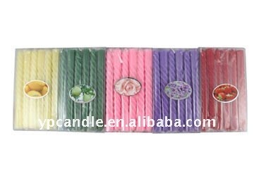 6" Spiral Tapered Candle (12-in-1)
