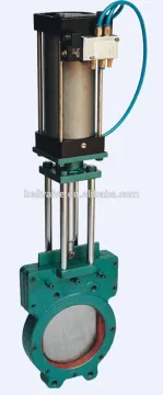 pneumatic slurry knife edge gate valve