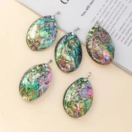 Handmade Natural Fashion Jewelry: Crystal Crafts & Abalone Shell Pendants