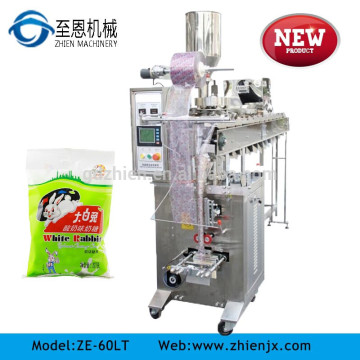 professional snack candy pouch packing machine with chain hopper