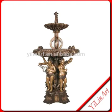 Bronze Nude Boy Fountain Statues YL-K143