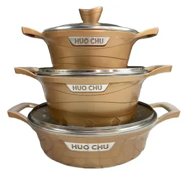 Aluminum Die Casting Nonstick Cookware Sets for Soup and Stew