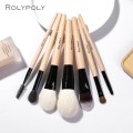 wholesale wood handle professional makeup brush set