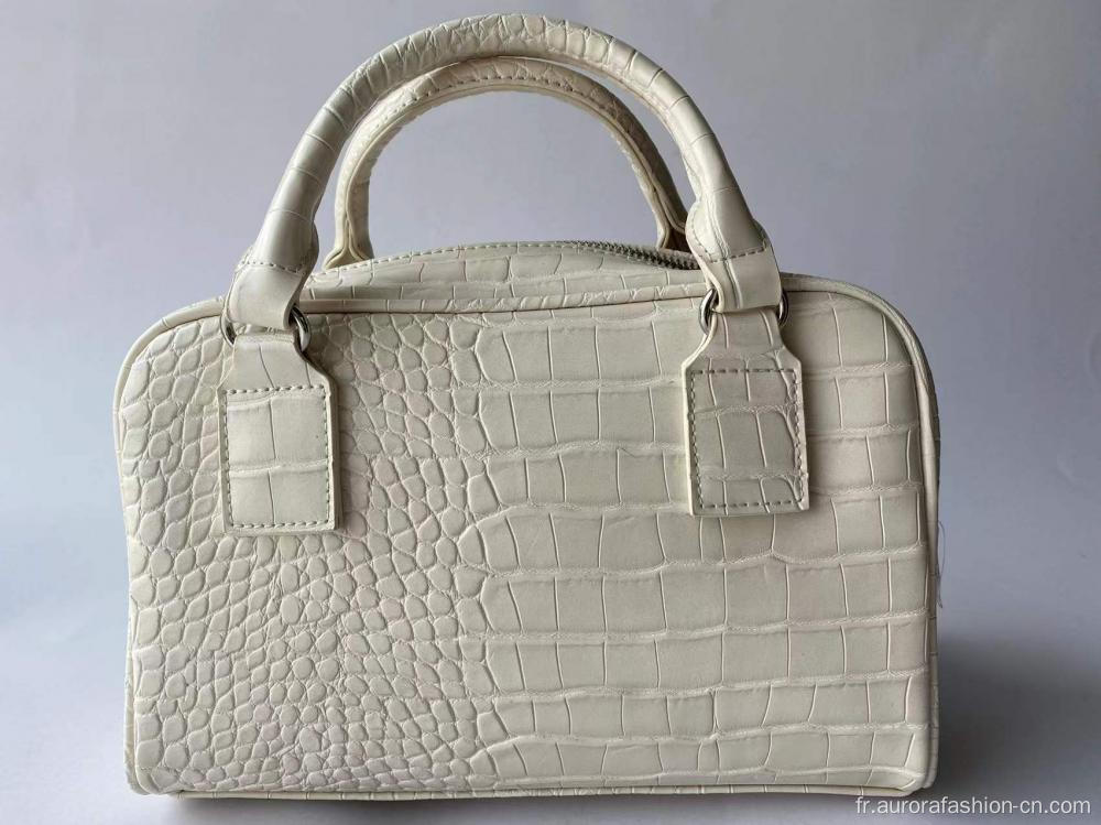 Sac à main blanc classique pour femme