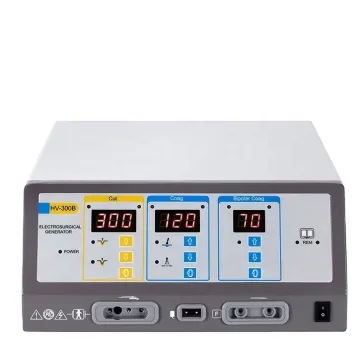 Portable Electrocautery Unit: Monopolar, Bipolar Coagulation, Electrosurgical Generator with Injection Molding Cover
