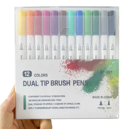 Tombow Brush Pen for Colored Dual Tip Fineliner Drawing, Painting & Watercolor Art