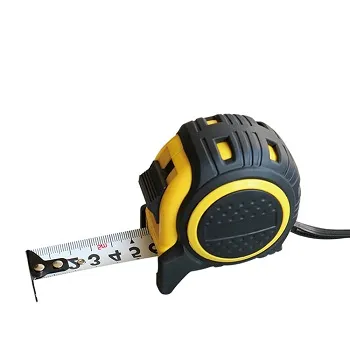 Unique Design Plastic ABS+TPR Plastic Tape Measure Custom Acceptable Factory Supply  5m 3m 7.5m 10m