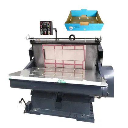 High Speed Die-cutting Automation: Cardboard Carton Creasing & Die-cutting Machine for Corrugated Cardboard Cutting