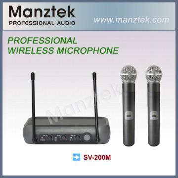 Manztek Professional Build-in Echo VHF Wireless Microphone SV-200M