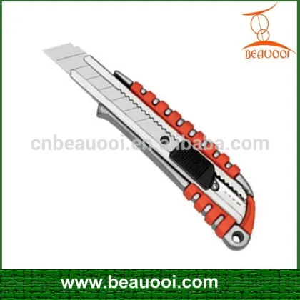 Hot Sale Zinc Alloy Heavy Type Utility Mini Art Knife, Telescopic Knife