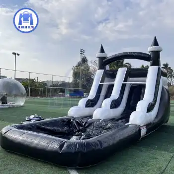 Summer Fun: Rental and Resell Commercial 20x9x13 ft Inflatable Water Slide with Pool for Kids and Adults