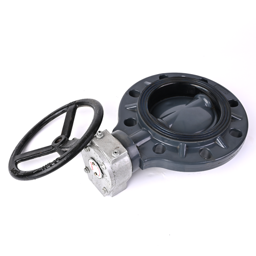 Válvula borboleta de turbina UPVC projetada com precisão