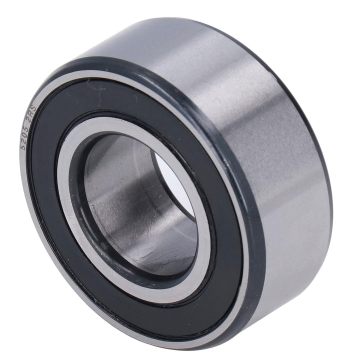 2 พีซี 3205-2RS/5205-2RS ปิดผนึกลูกปืนหน้าสัมผัสเชิงมุม 25x52x20.6 มม.-แถวคู่เหมาะสำหรับปั๊มน้ำอุตสาหกรรมและเกษตรกรรม