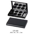 Plastic Square Cosmetic Compact/Eyeshadow Case With Six Holes